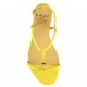 Sandalo in pelle giallo