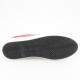 Sneakers basse classiche in pelle rosso